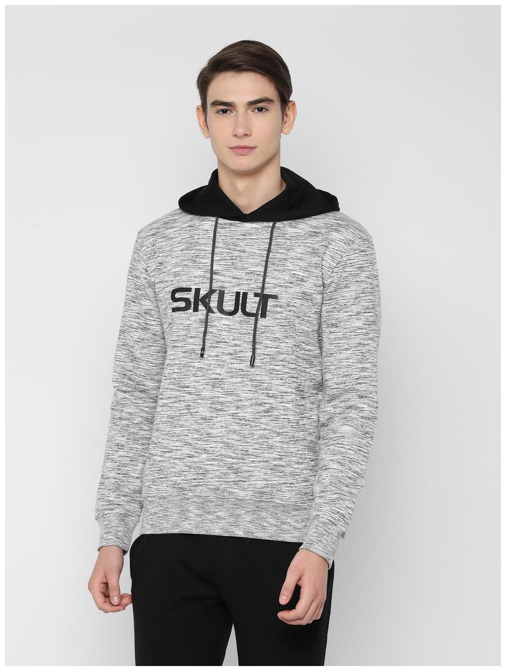 

SKULT by Shahid Kapoor Men Grey Round neck Sweatshirt
