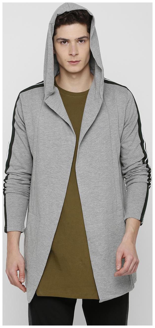 

SKULT by Shahid Kapoor Men Grey Round neck Sweatshirt