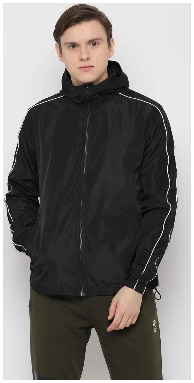 

SKULT by Shahid Kapoor Men Black Solid Bomber jacket
