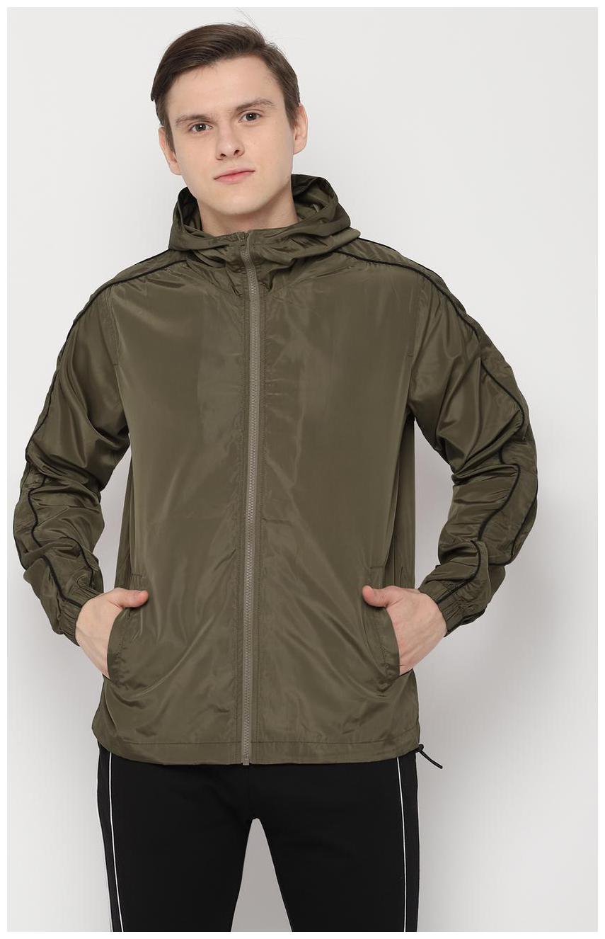 

SKULT by Shahid Kapoor Men Green Solid Bomber jacket