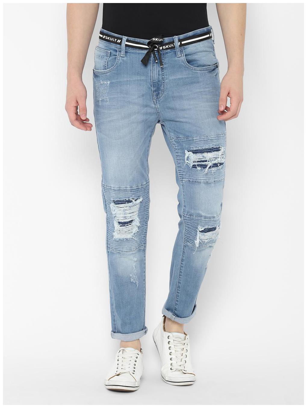 

SKULT by Shahid Kapoor Men Blue Slim Fit Jeans