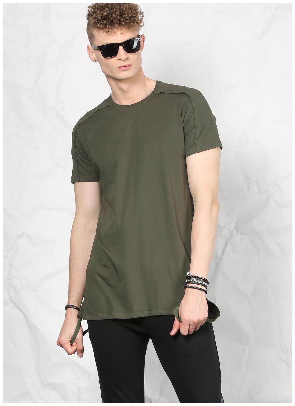 

SKULT by Shahid Kapoor Men Green Regular fit Cotton Round neck T-Shirt - Pack Of 1