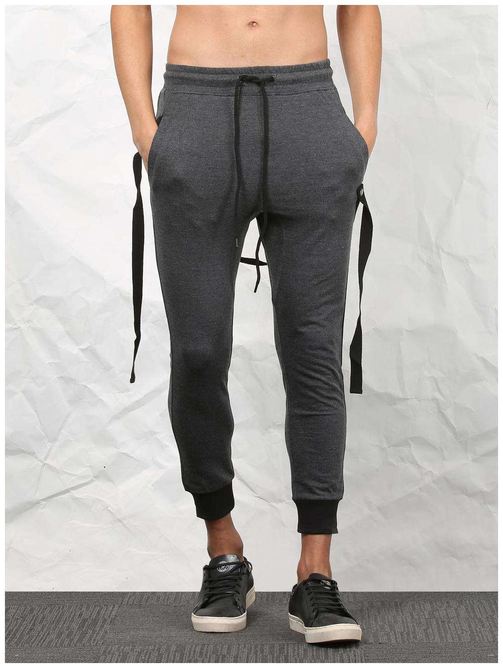 

SKULT by Shahid Kapoor Men Grey Solid Regular fit Joggers