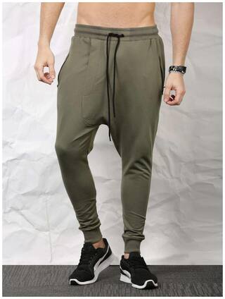 SKULT by Shahid Kapoor Men Green Solid Slim fit Joggers