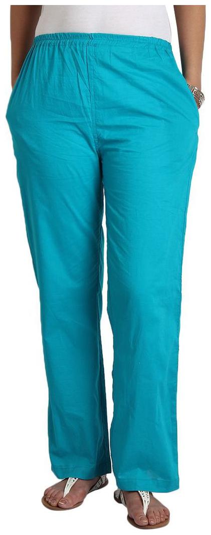 

Sky Blue Cotton Pant Palazzo