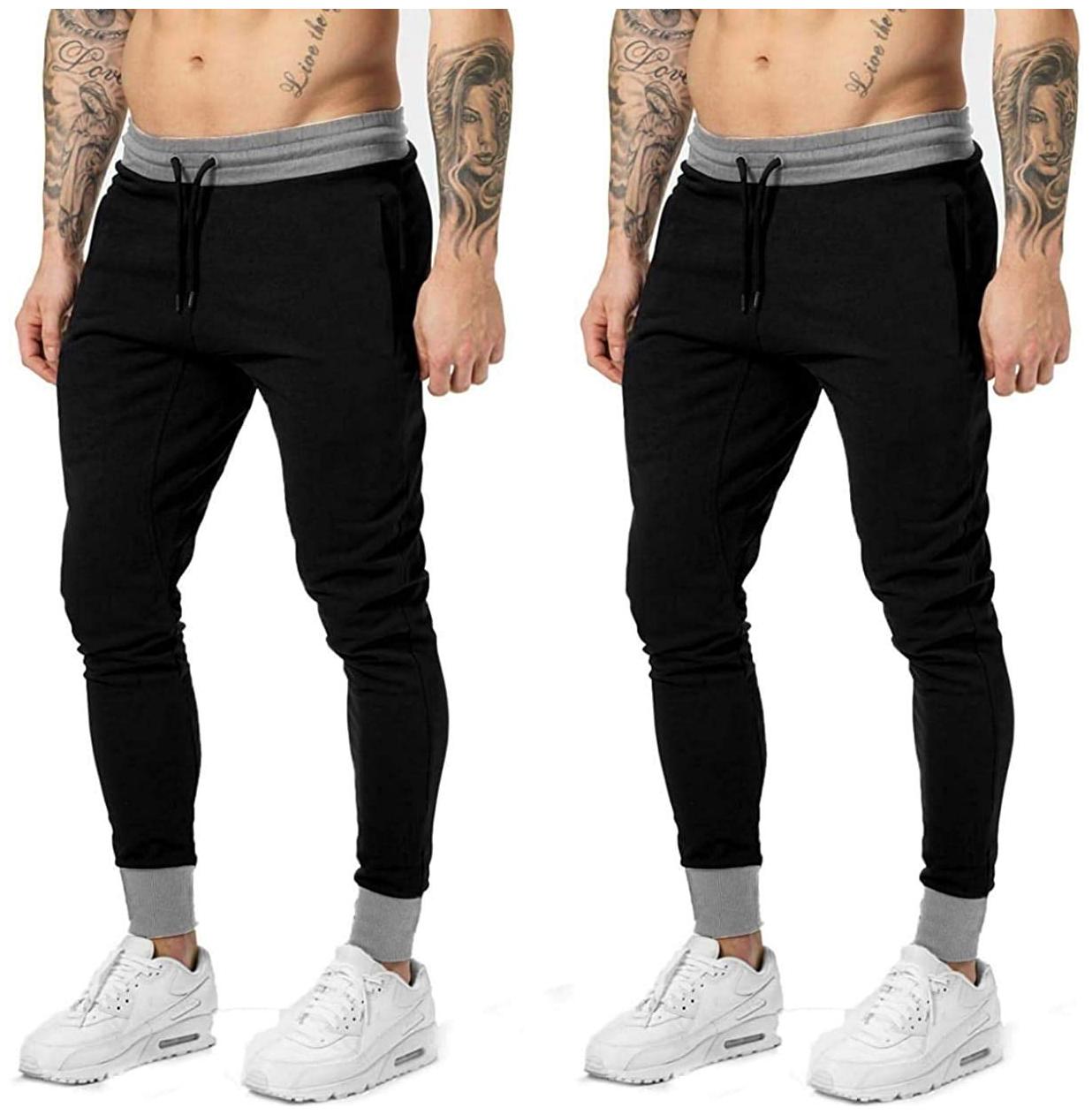 

SH Sky Harboar Men Black Solid Regular fit Joggers