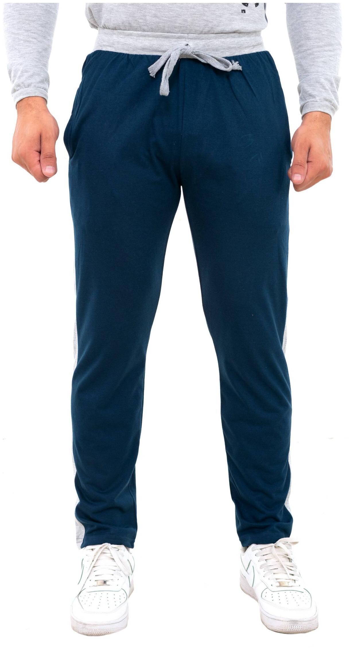 

SKYBEN Men Blue Solid Regular fit Track pants