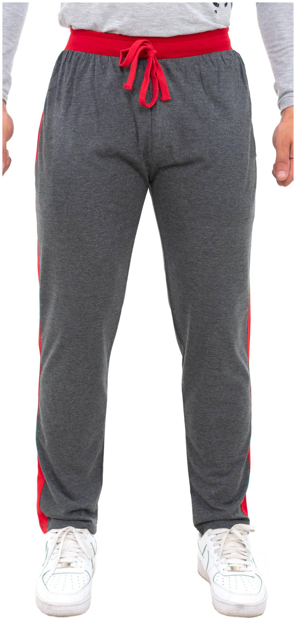 

SKYBEN Men Grey Solid Regular fit Track pants