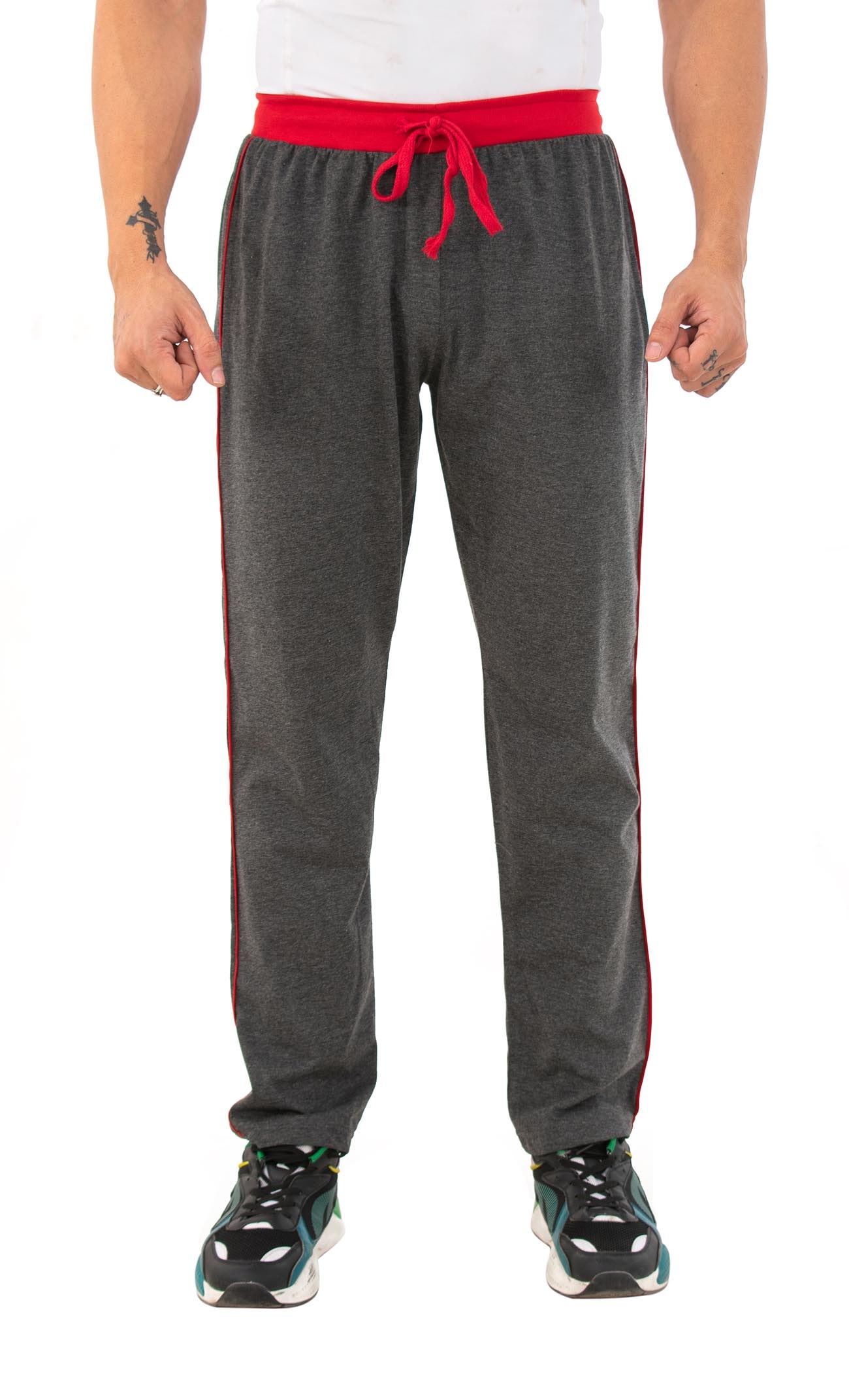 

SKYBEN Men Grey Solid Regular fit Track pants