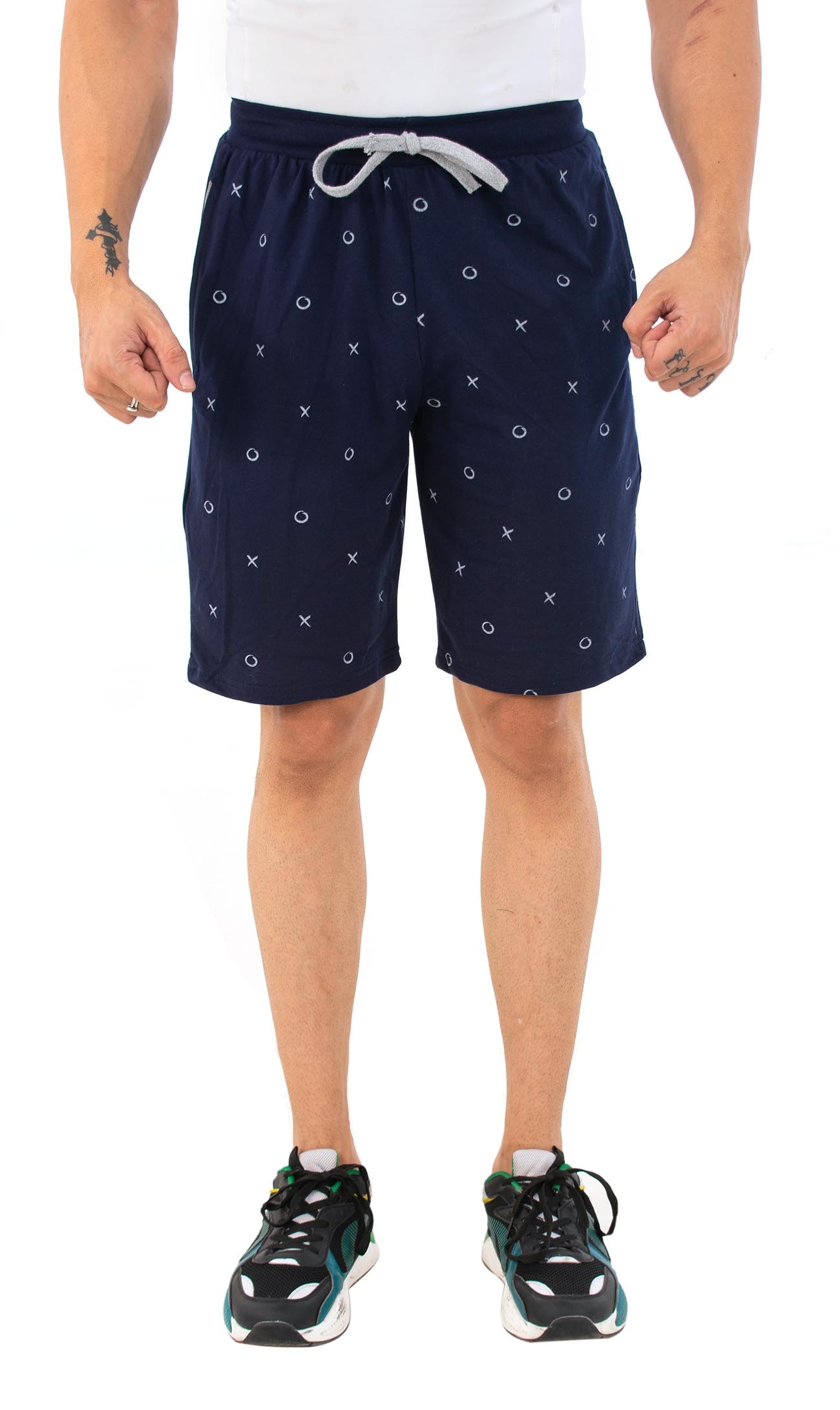 

SKYBEN Men Navy Blue Regular Fit Regular Shorts
