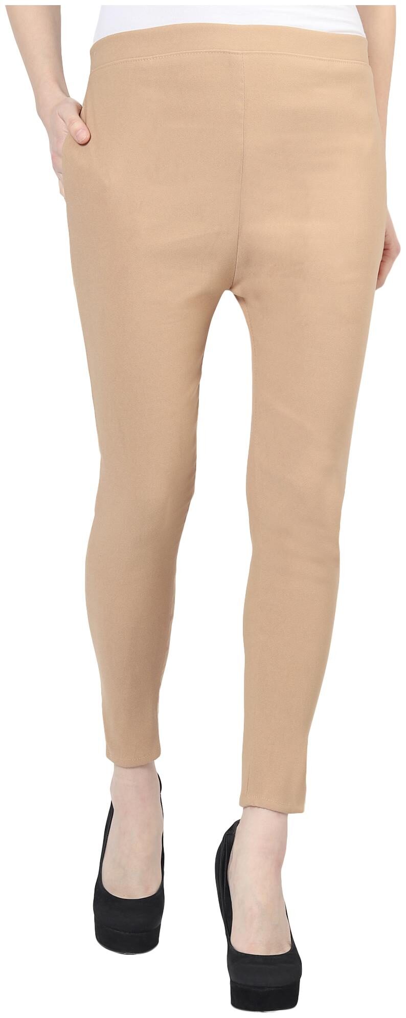 

SkyDuck Solid Women Jegging-Beige-M