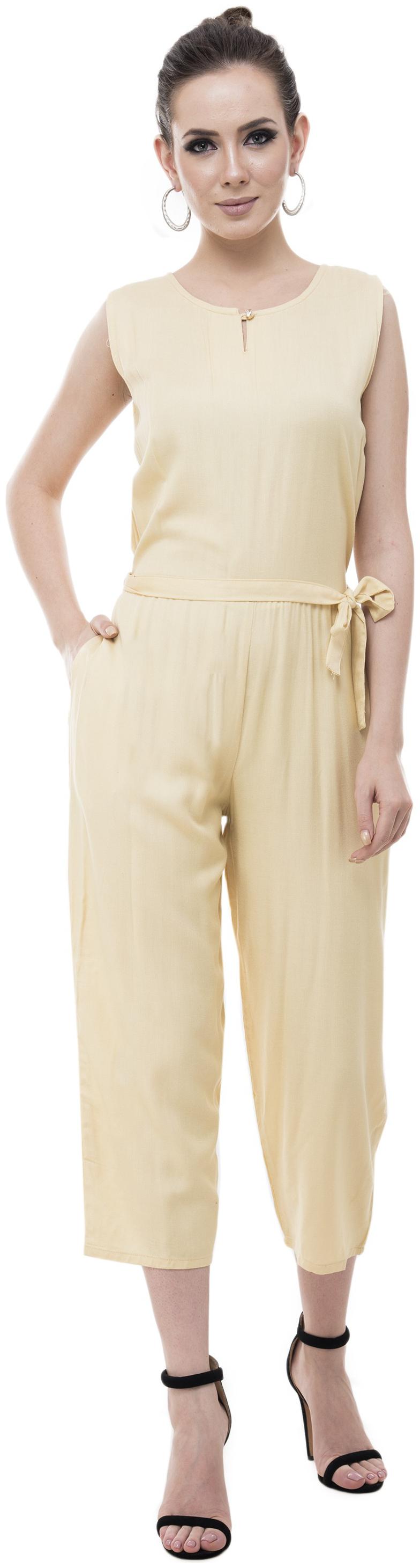 

SKYDUCK Solid Jumpsuit - Beige
