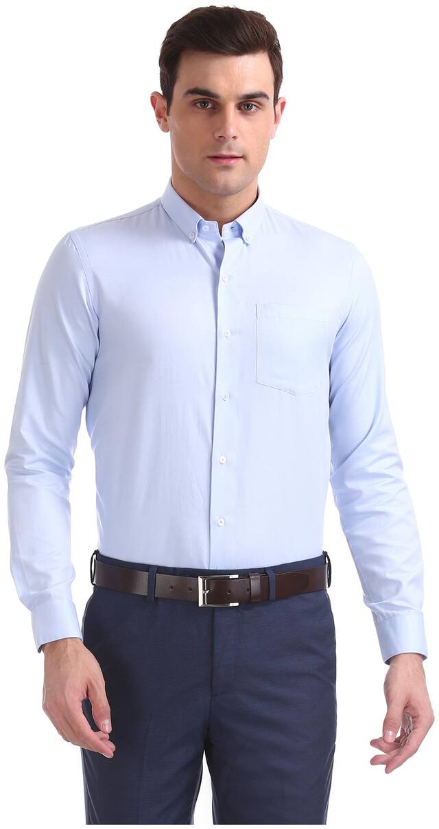 Arrow Men Slim fit Formal Shirt - Blue