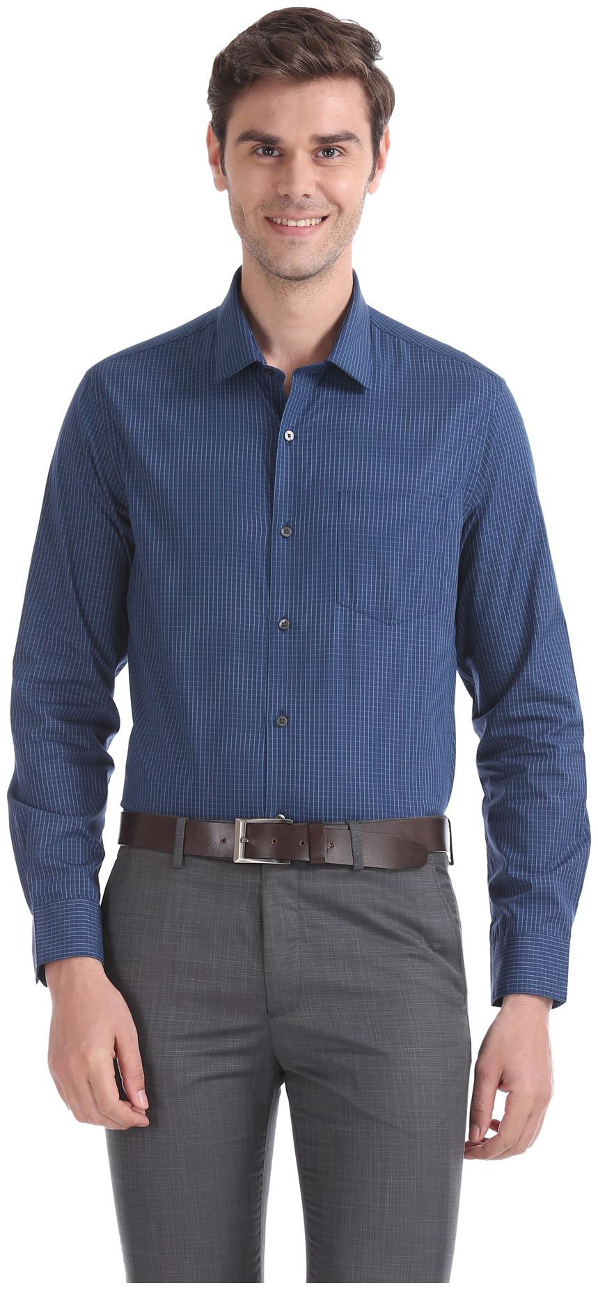 

Arrow Men Slim fit Formal Shirt - Blue