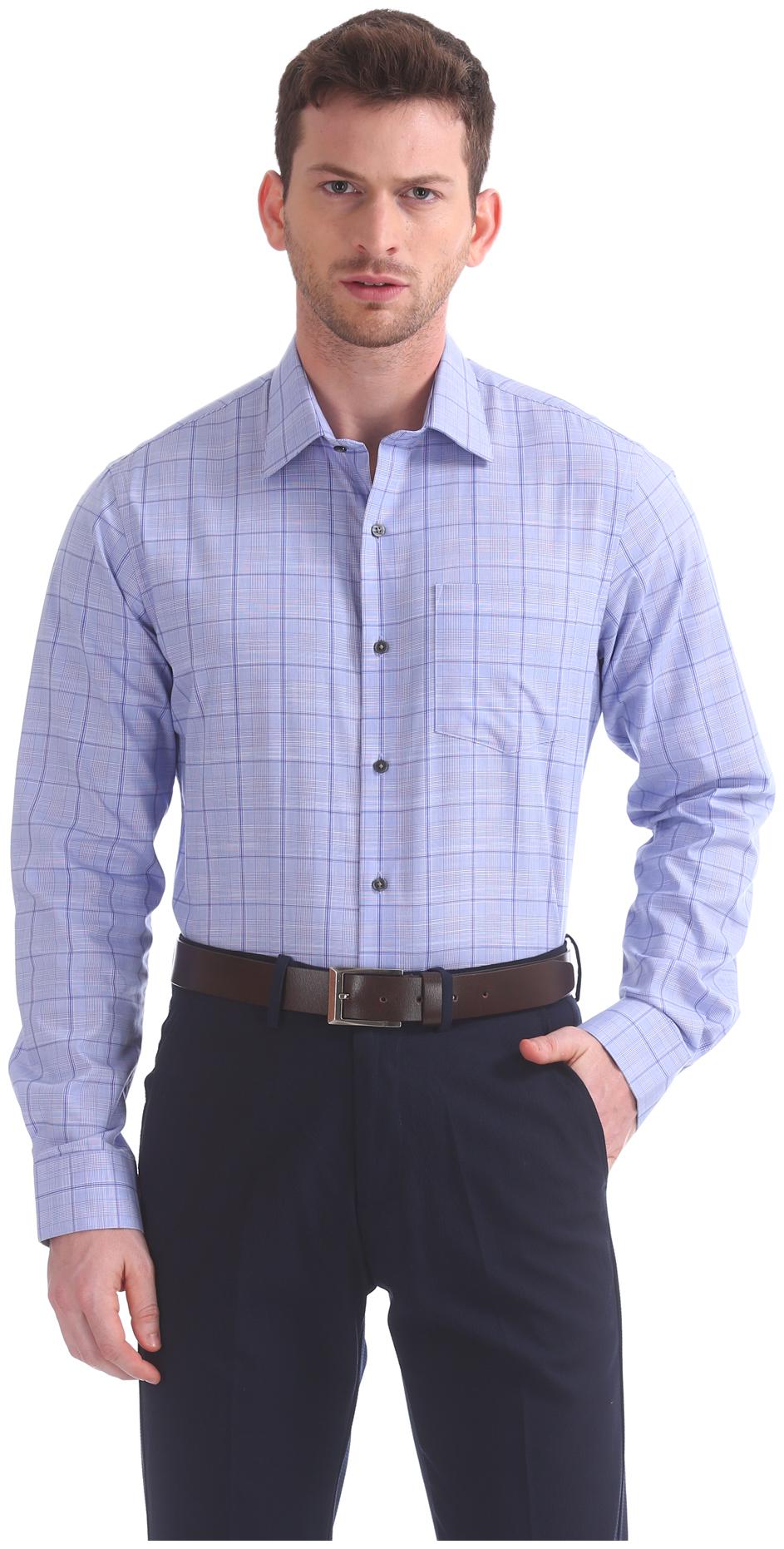 

Arrow Men Slim fit Formal Shirt - Blue