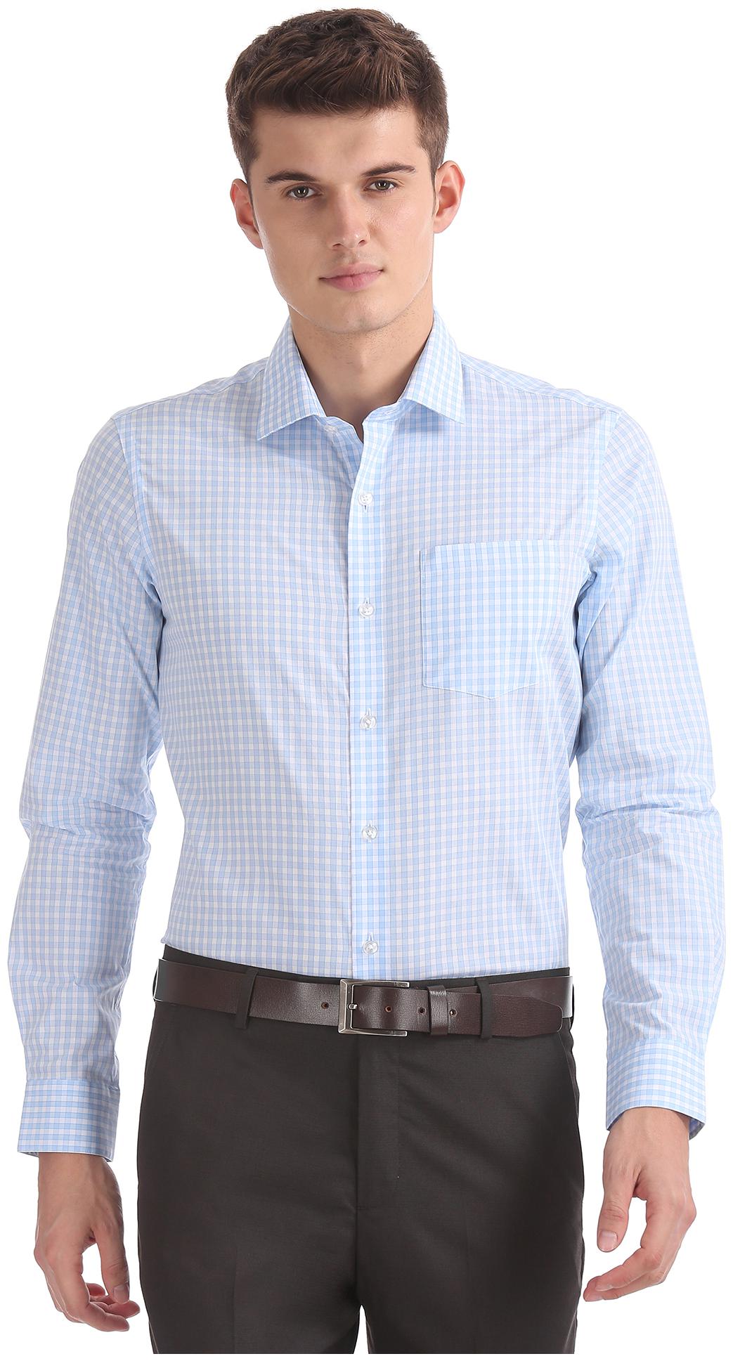 

Arrow Men Slim fit Formal Shirt - Blue