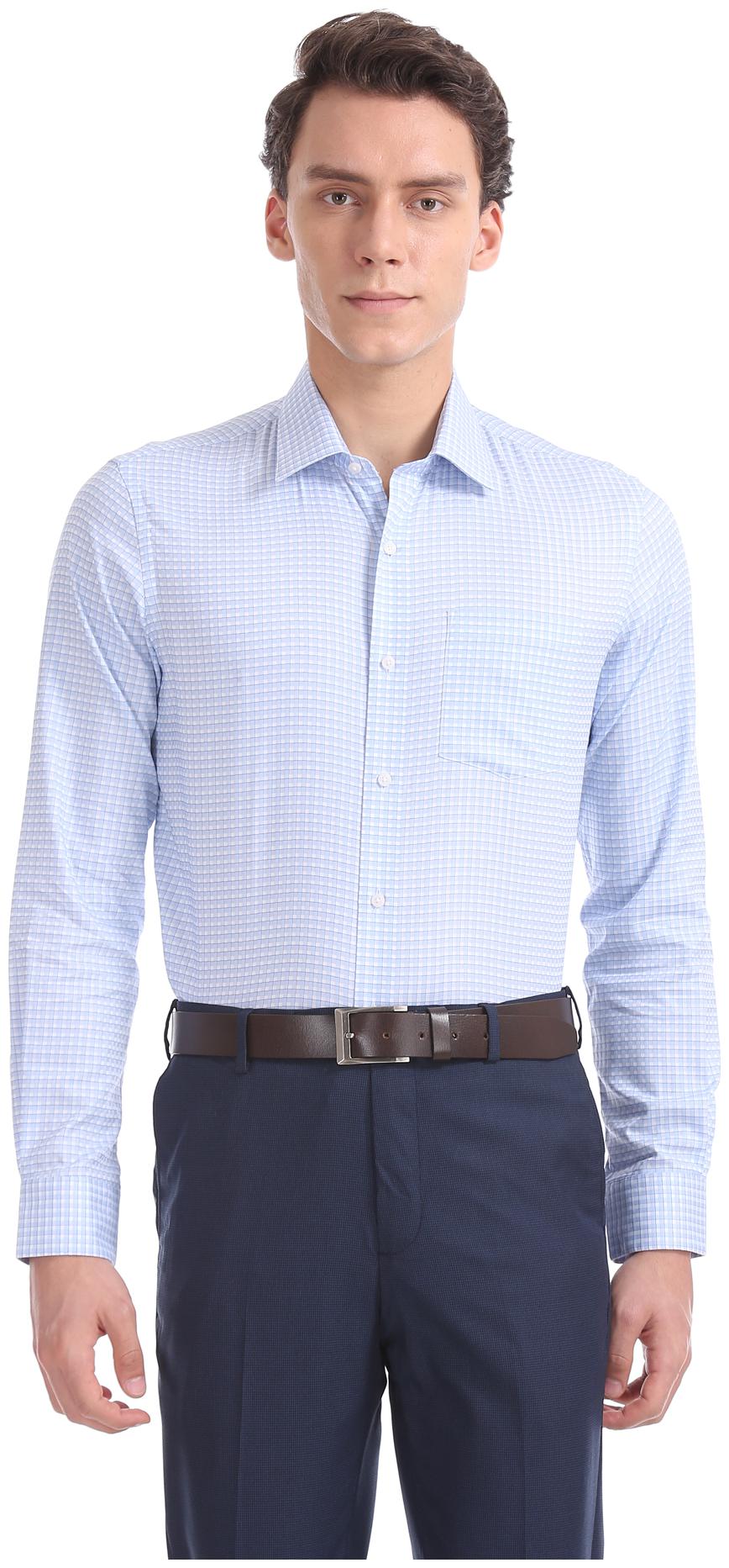 

Arrow Men Slim fit Formal Shirt - Blue