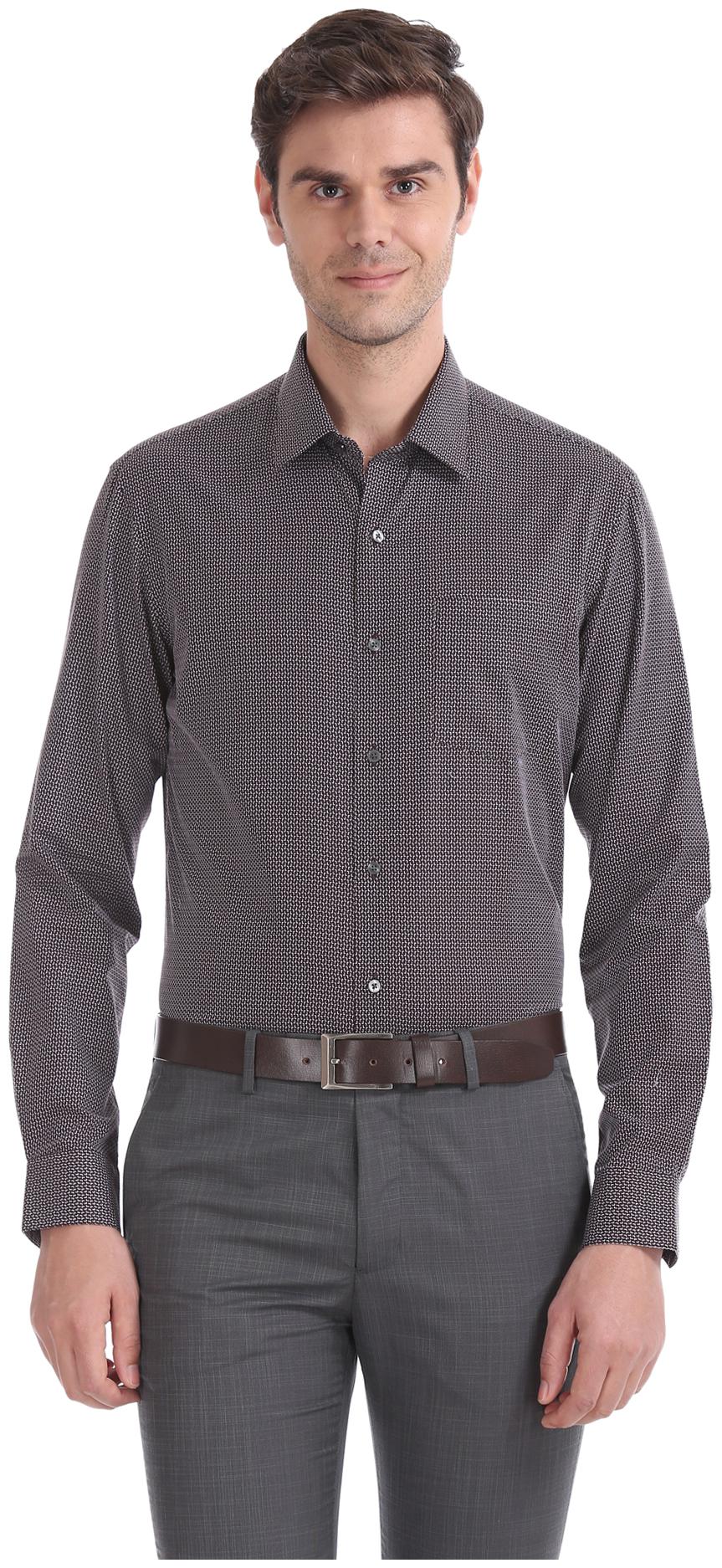 

Arrow Men Slim fit Formal Shirt - Brown