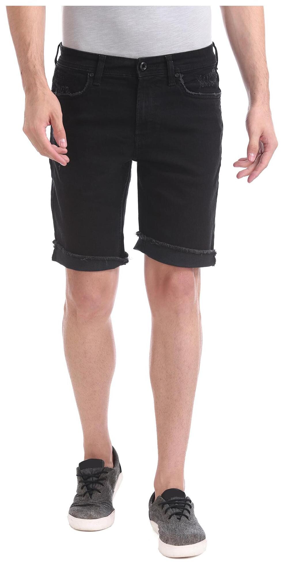 

Slim Fit Denim Shorts