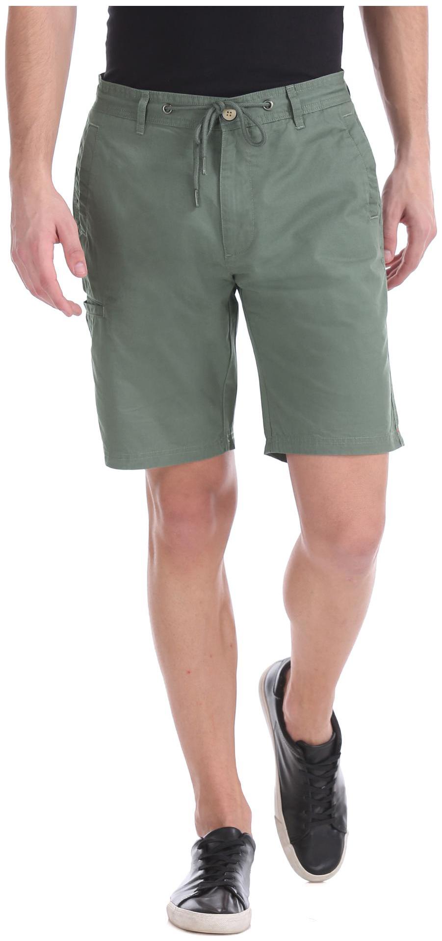 

Slim Fit Drawstring Waist Shorts