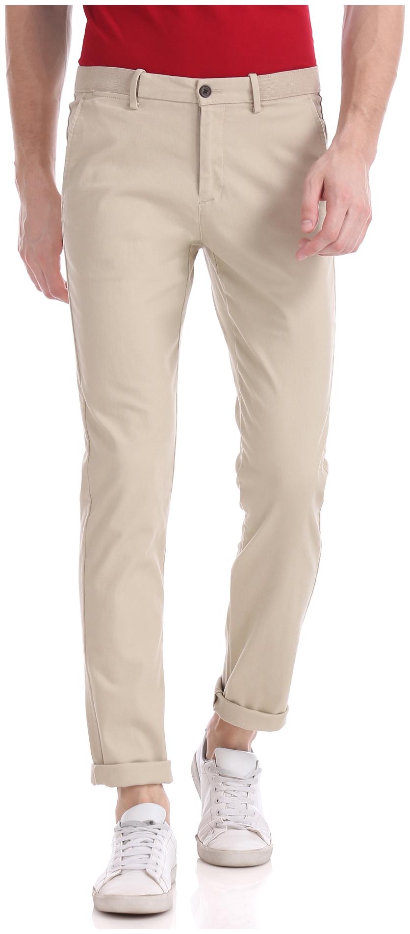 

Slim Fit Flat Front Trousers