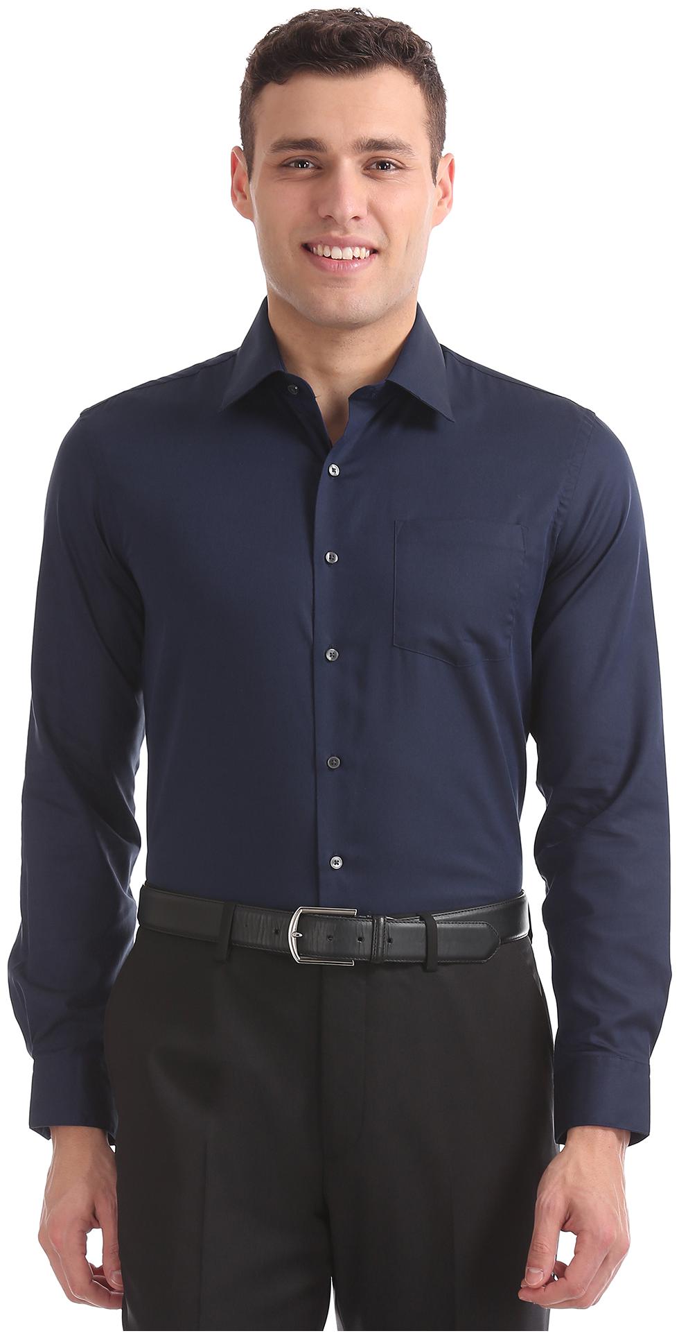 

Arrow Men Slim fit Formal Shirt - Blue