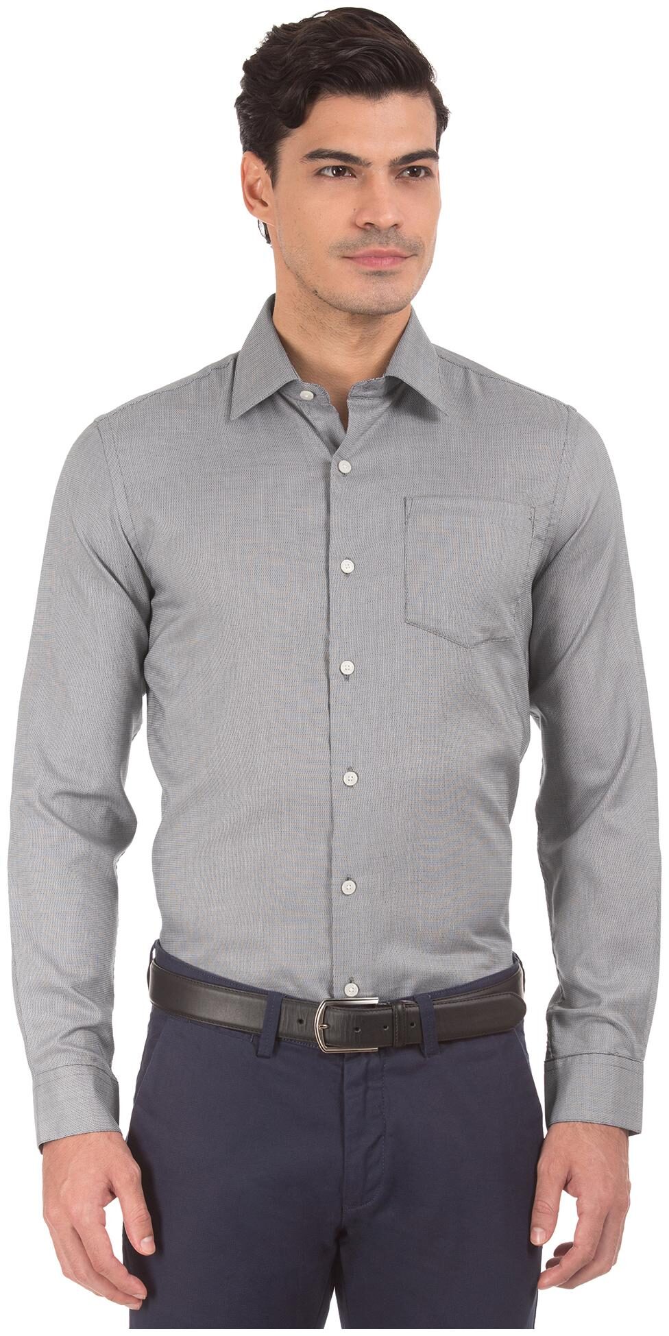 

Arrow Men Slim fit Formal Shirt - Grey