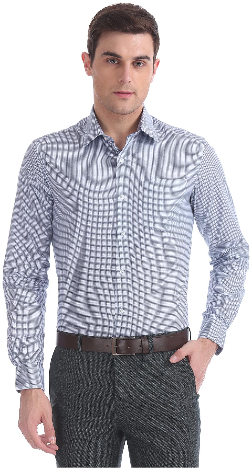 

Arrow Men Slim fit Formal Shirt - Blue