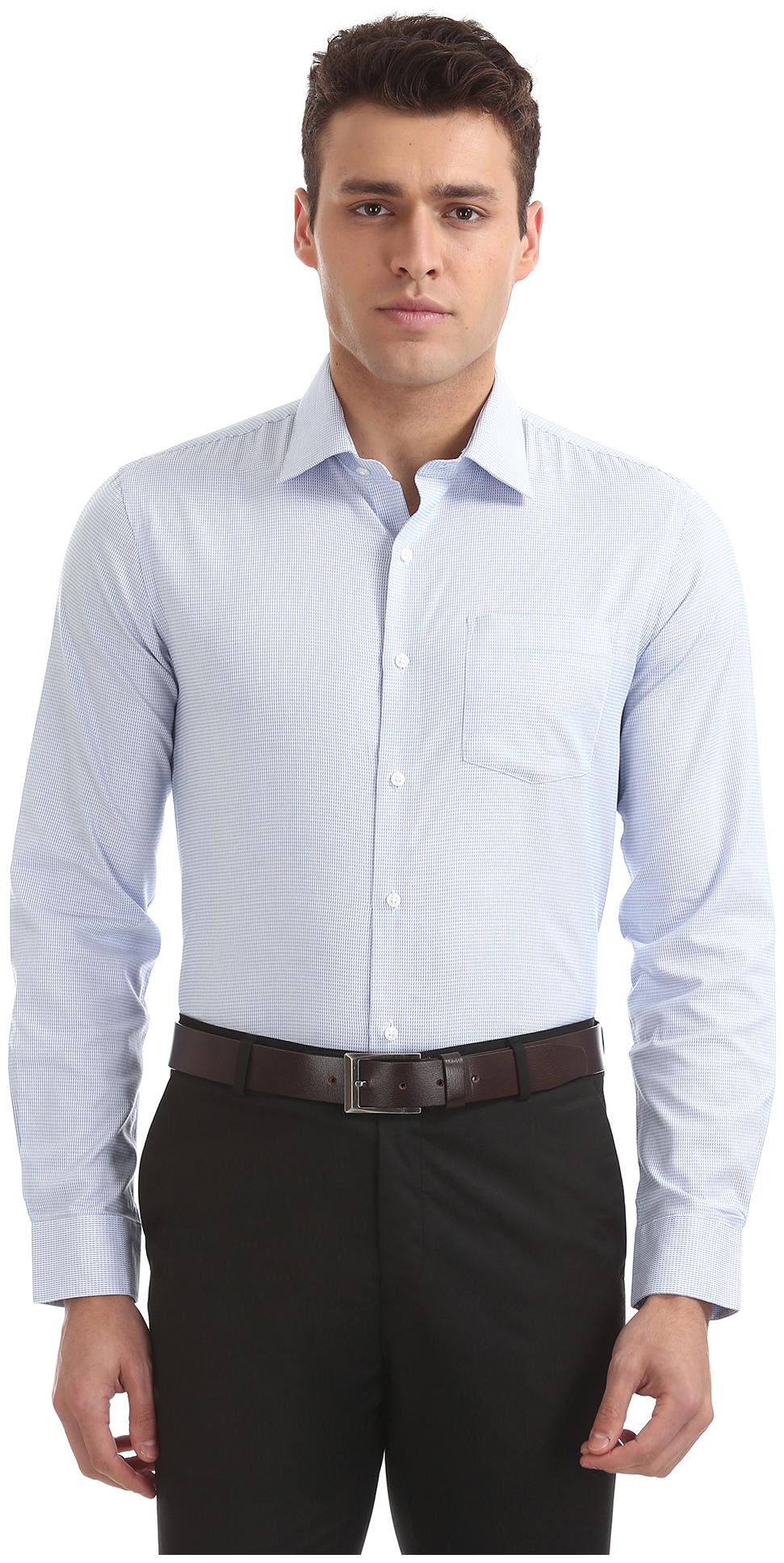 

Arrow Men Slim fit Formal Shirt - Blue