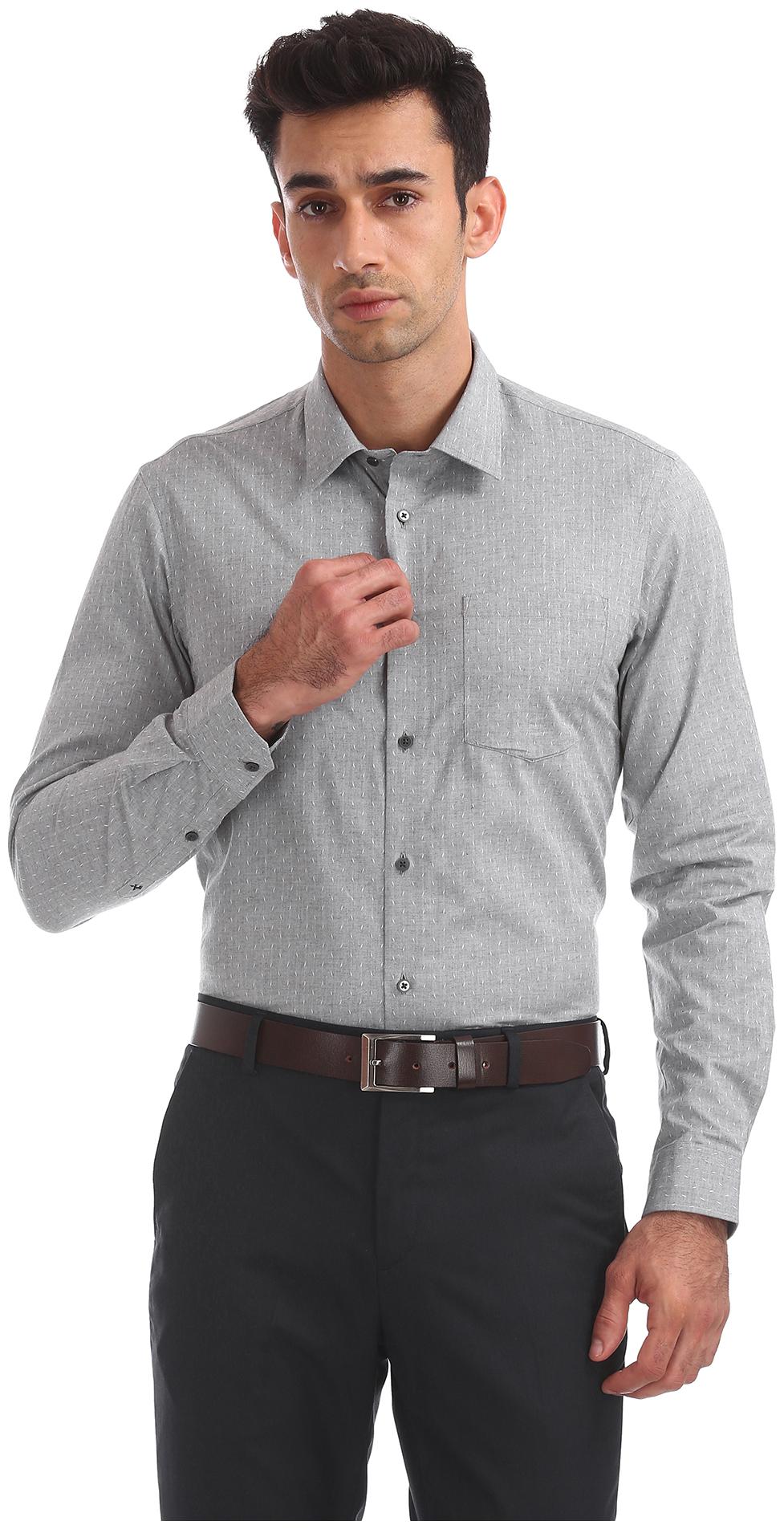 

Arrow Men Slim fit Formal Shirt - Grey