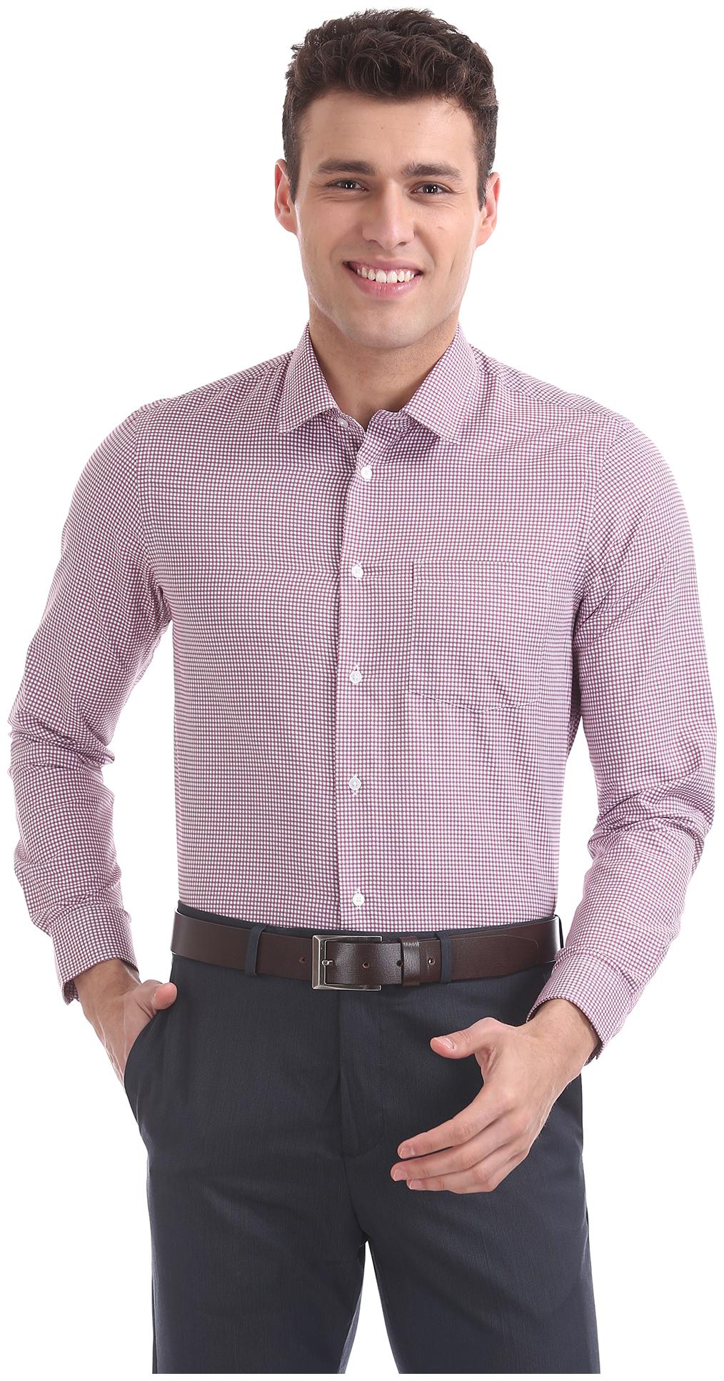 

Arrow Men Slim fit Formal Shirt - Pink