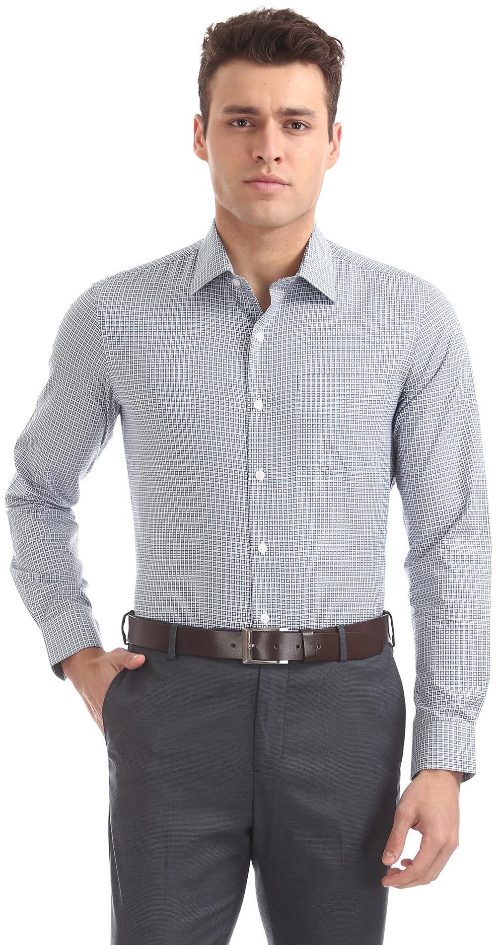 

Arrow Men Slim fit Formal Shirt - Green