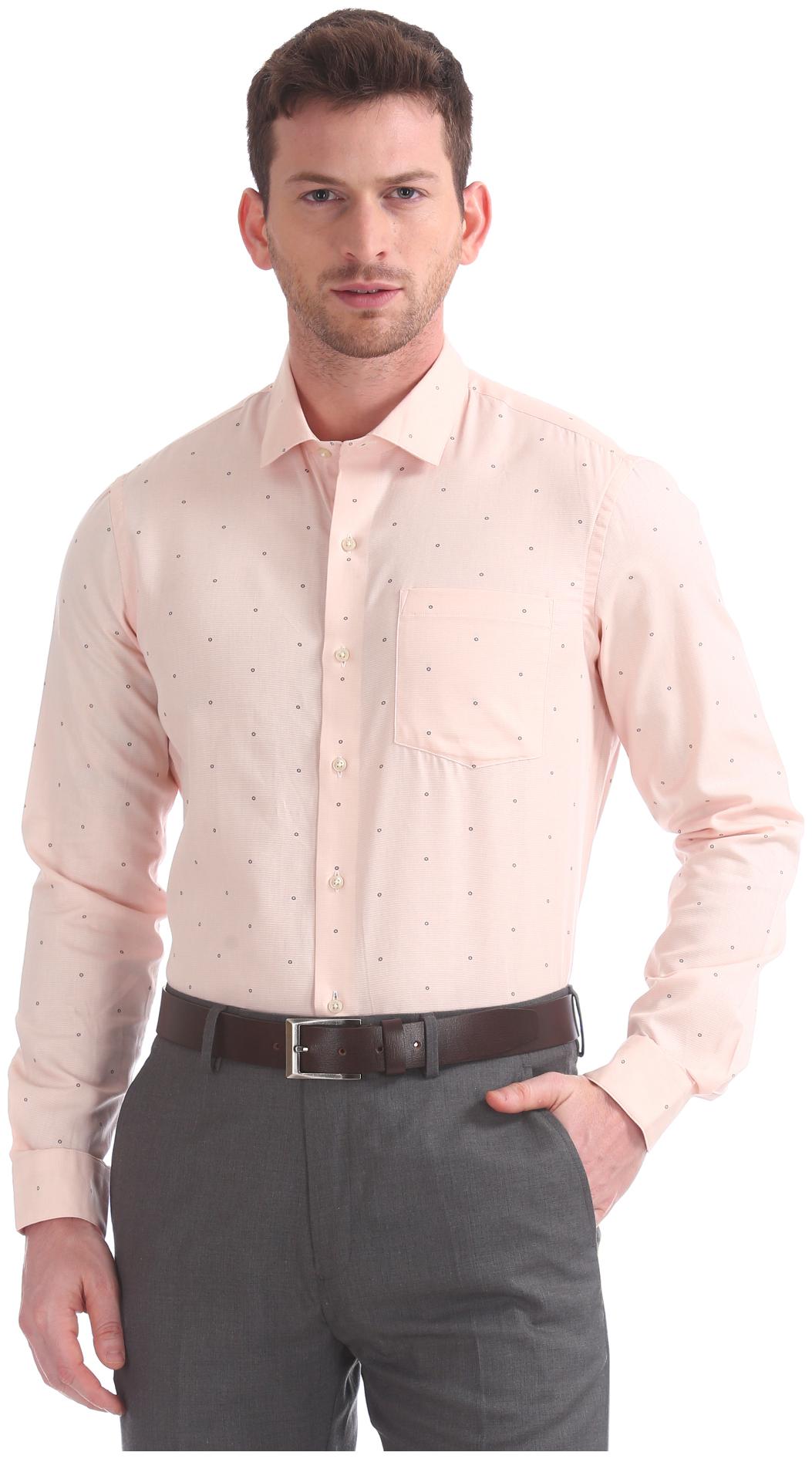 

Arrow Men Slim fit Formal Shirt - Orange
