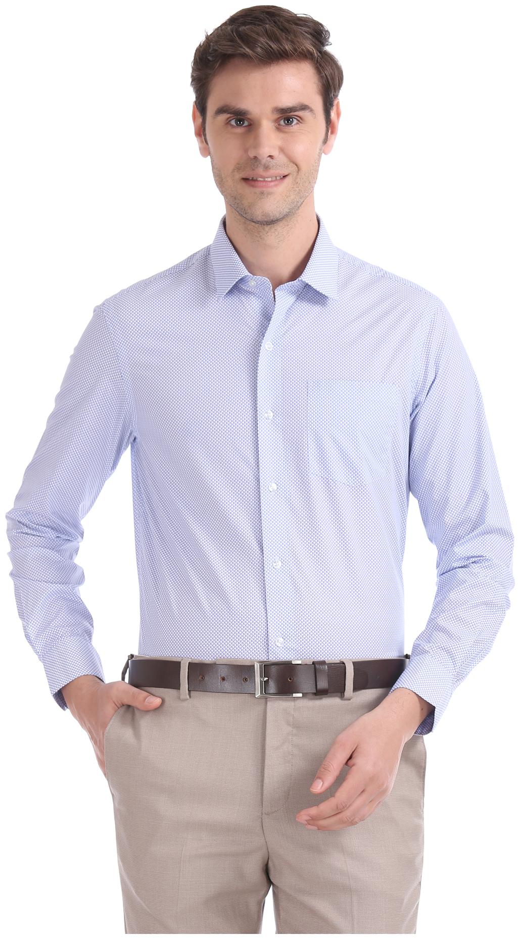 

Arrow Men Slim fit Formal Shirt - Blue