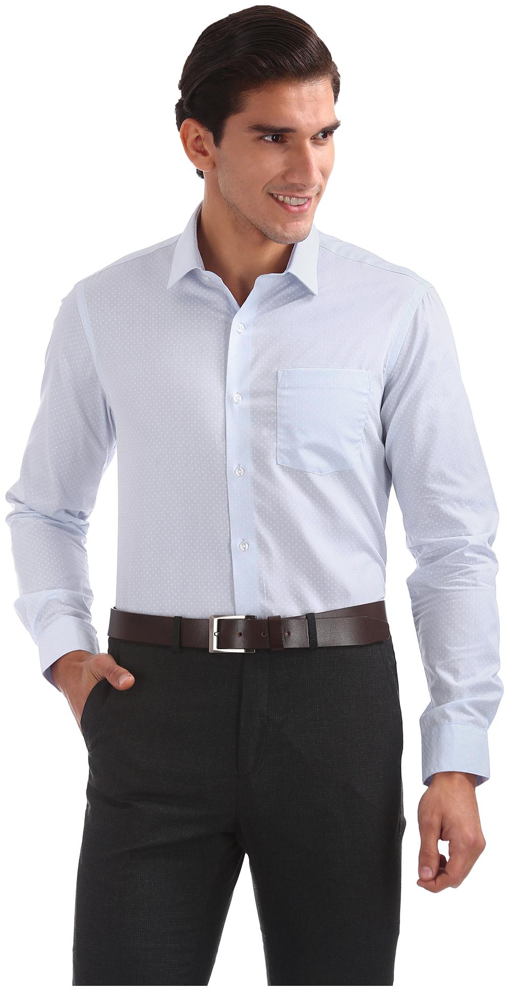 

Arrow Men Slim fit Formal Shirt - Blue
