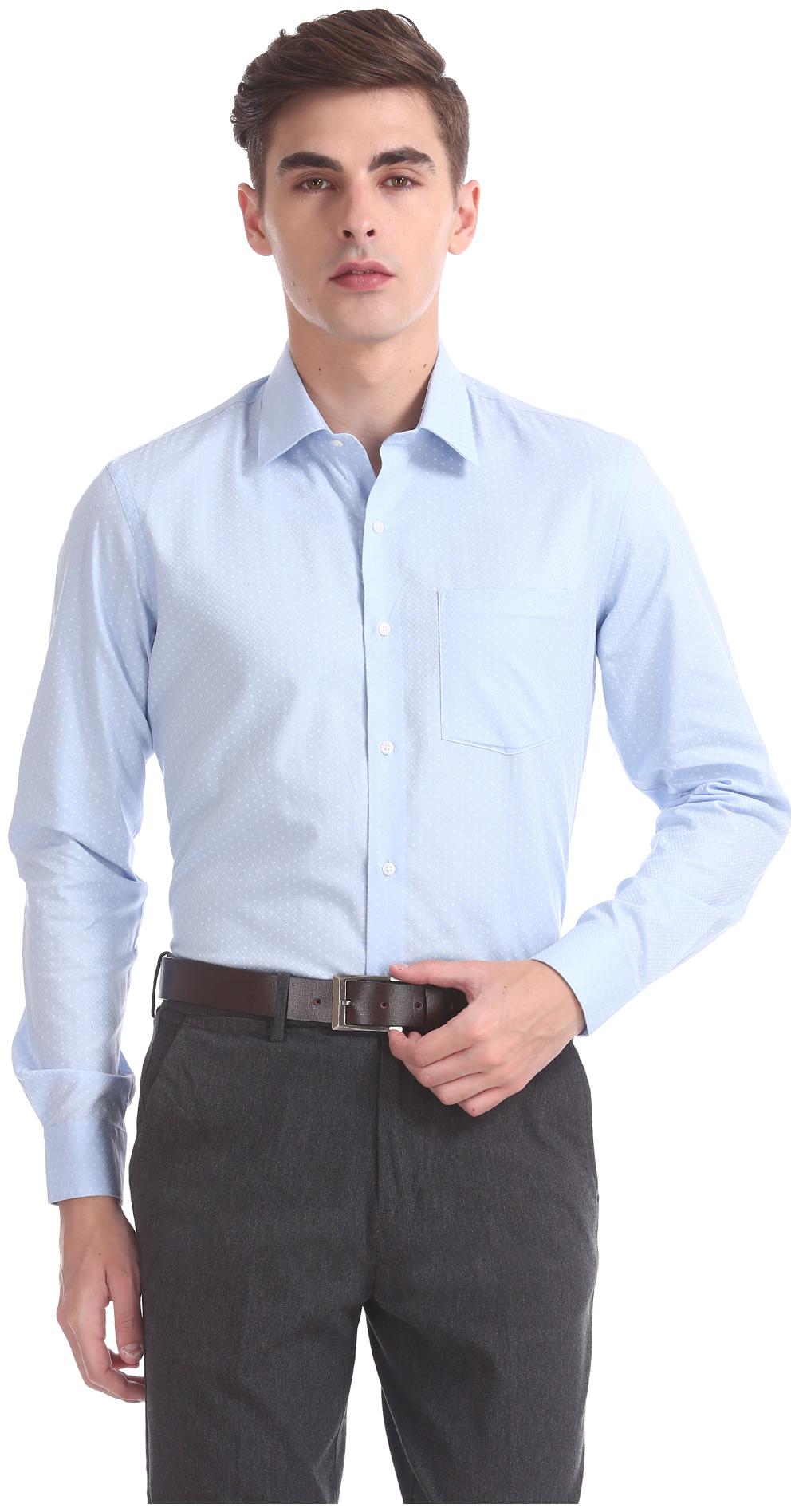 

Arrow Men Slim fit Formal Shirt - Blue