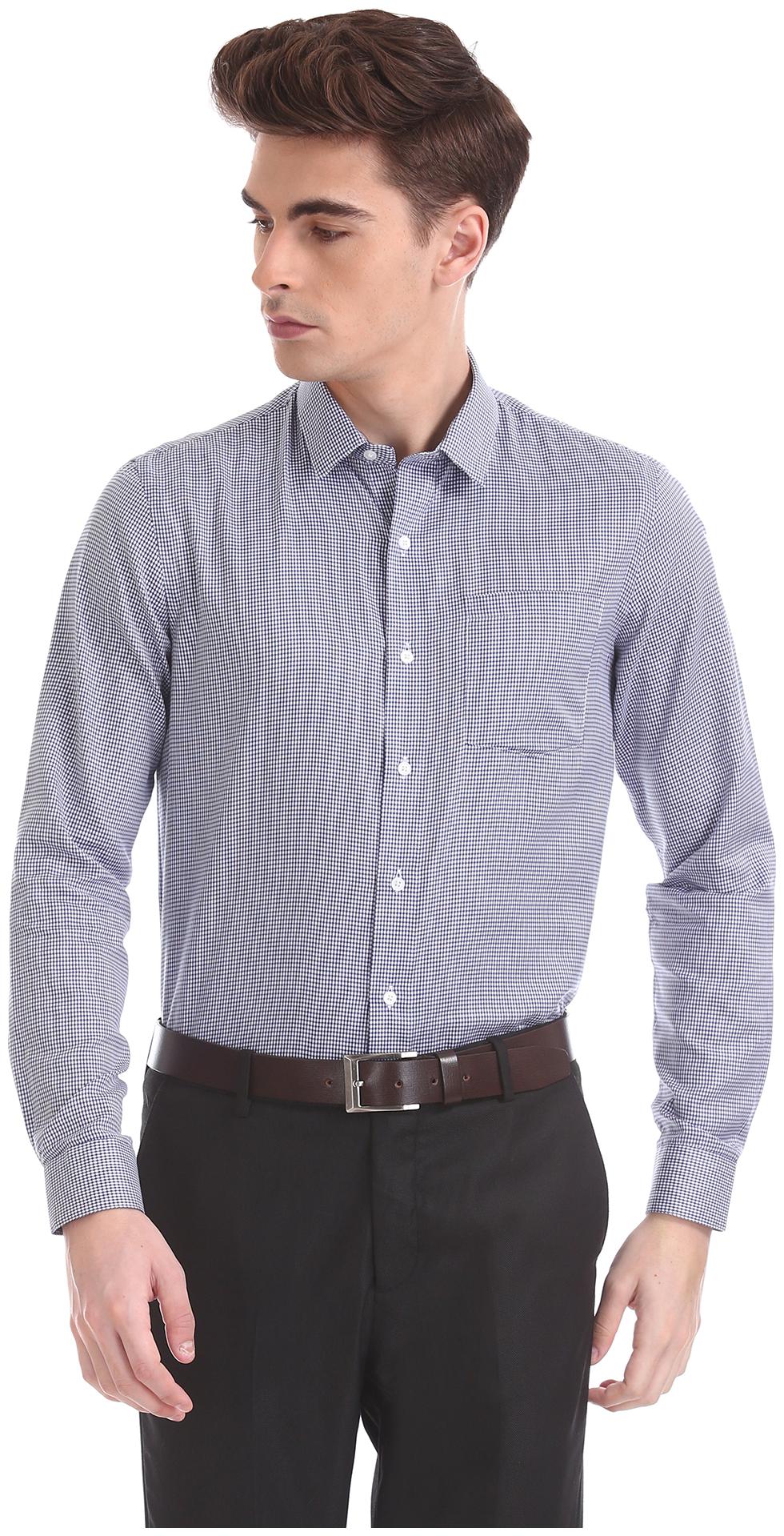 

Arrow Men Slim fit Formal Shirt - Blue