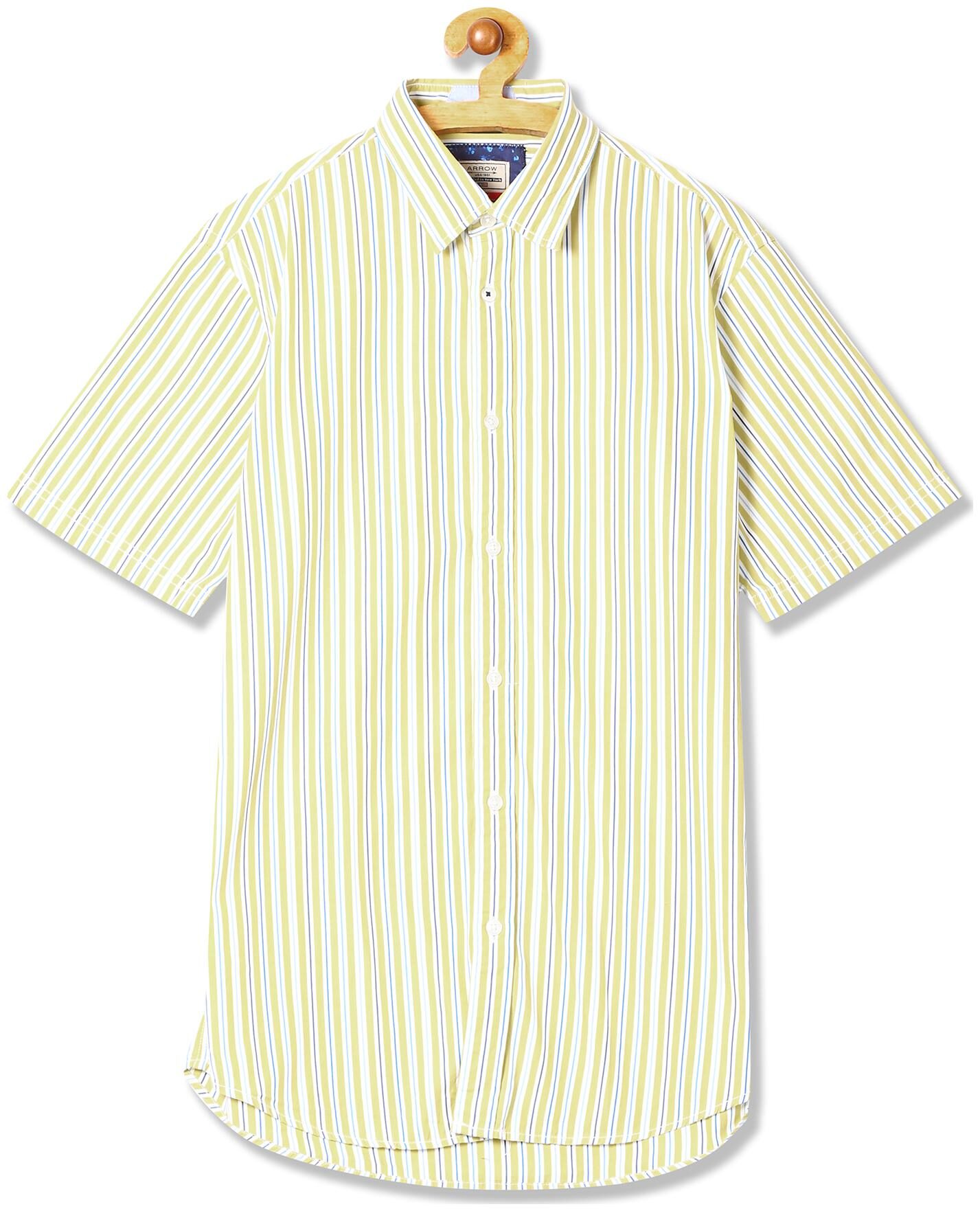 

Arrow Men Slim fit Formal Shirt - Yellow
