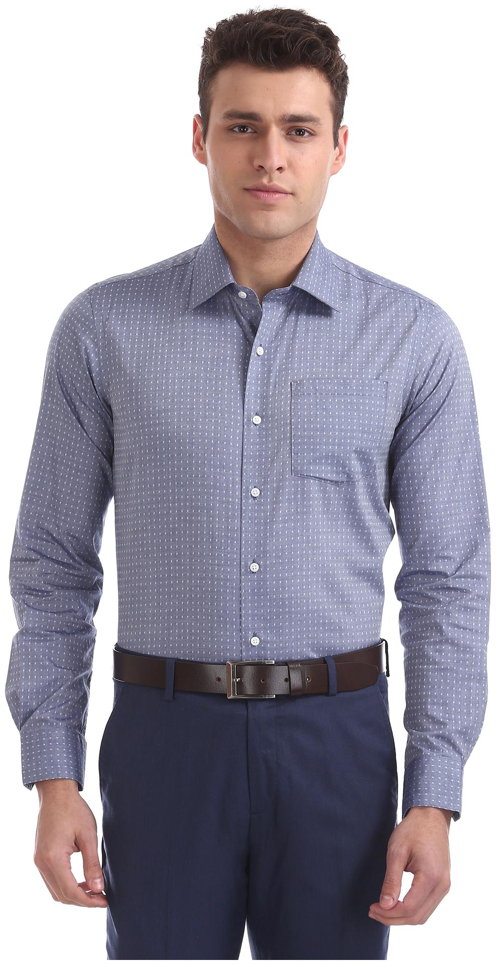 

Arrow Men Slim fit Formal Shirt - Purple