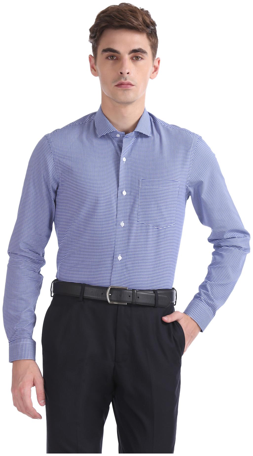 

Arrow Men Slim fit Formal Shirt - Blue