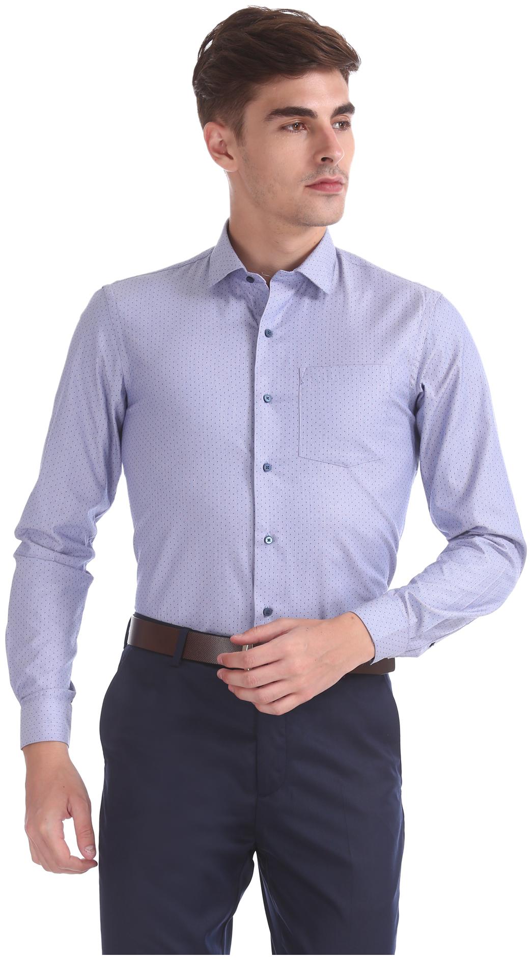 

Arrow Men Slim fit Formal Shirt - Blue