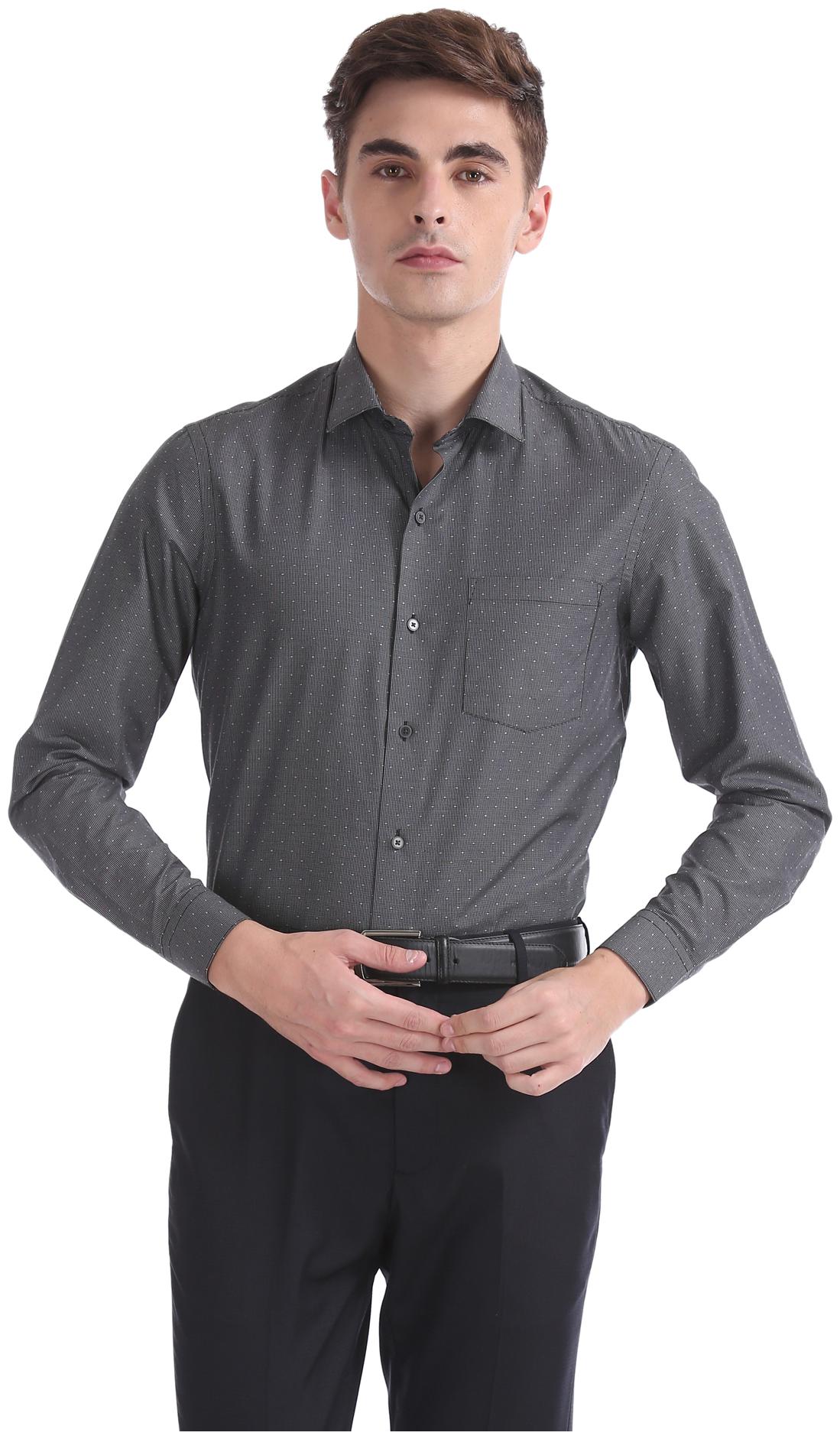 

Arrow Men Slim fit Formal Shirt - Grey