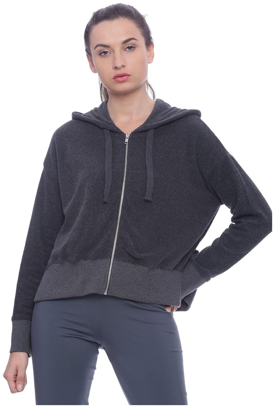 

Slumber Jill Women Solid Hoodie - Grey