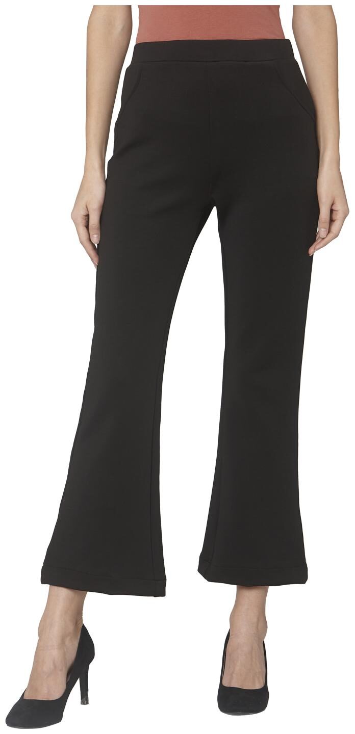 

Smarty Pants Women Black Flared fit Regular trousers