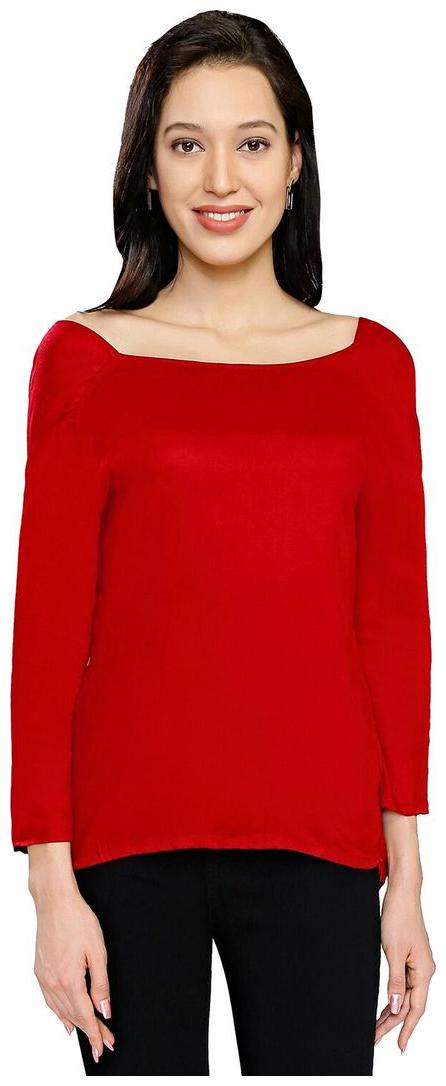 

Smarty Pants Women Solid Regular top - Maroon