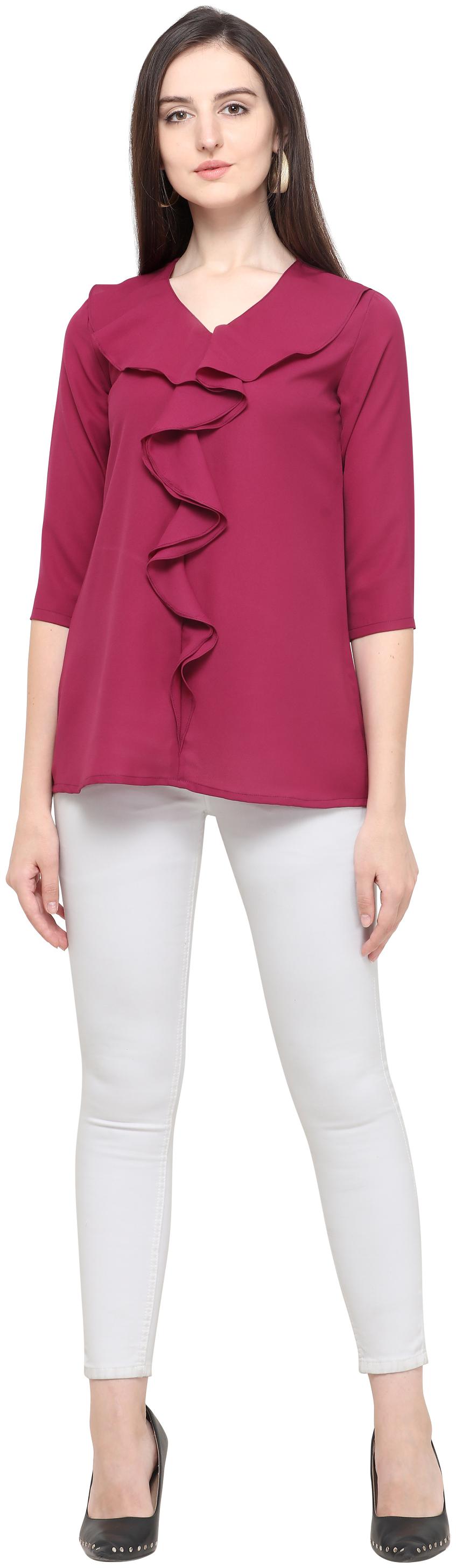 

Smarty Pants Women Solid Regular tunic - Purple