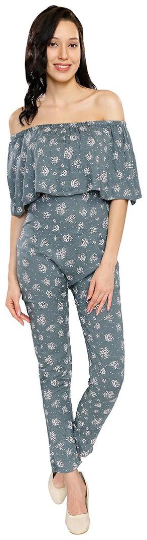

Smarty Pants Printed Jumpsuit - Blue