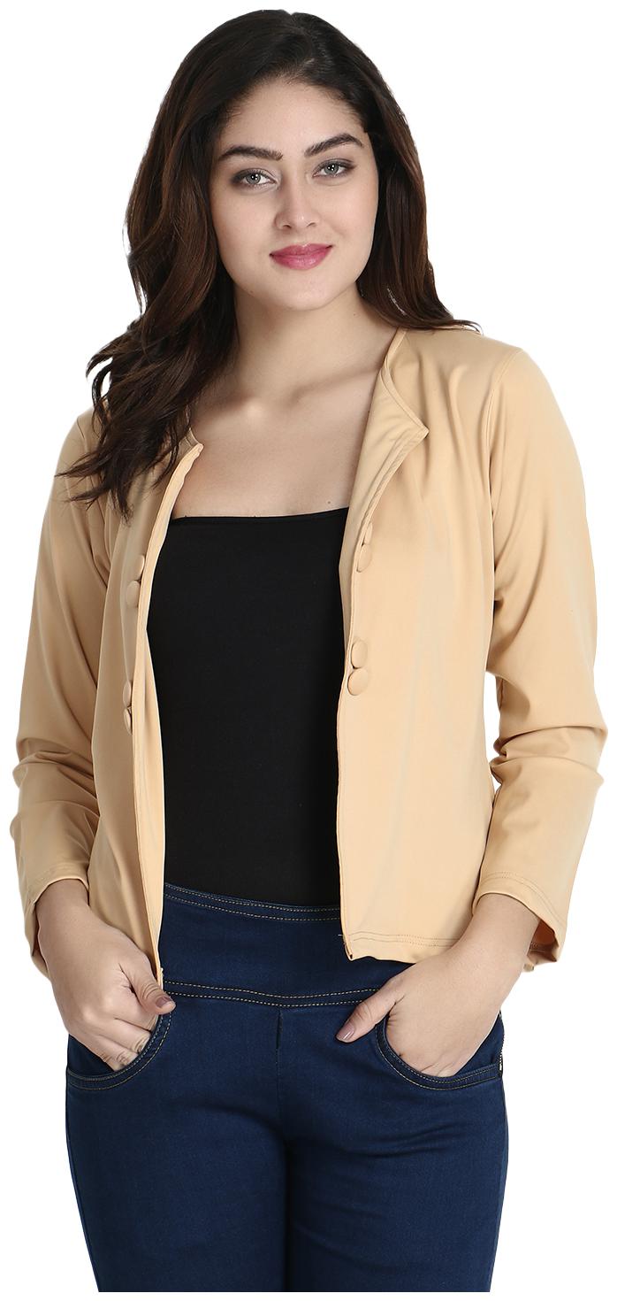 

SNAYATI Women Shrug - Beige