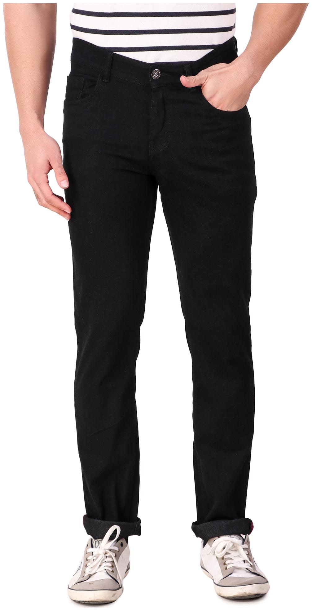 

Snow Swipe Men Black Slim Fit Jeans