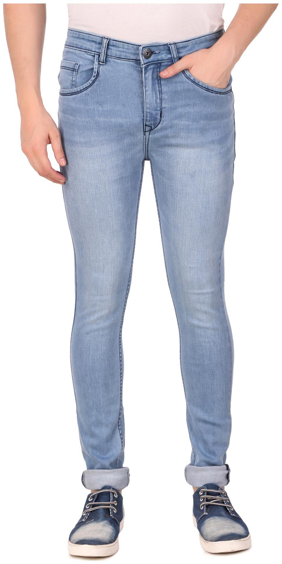 

Snow Swipe Men Blue Skinny Fit Jeans
